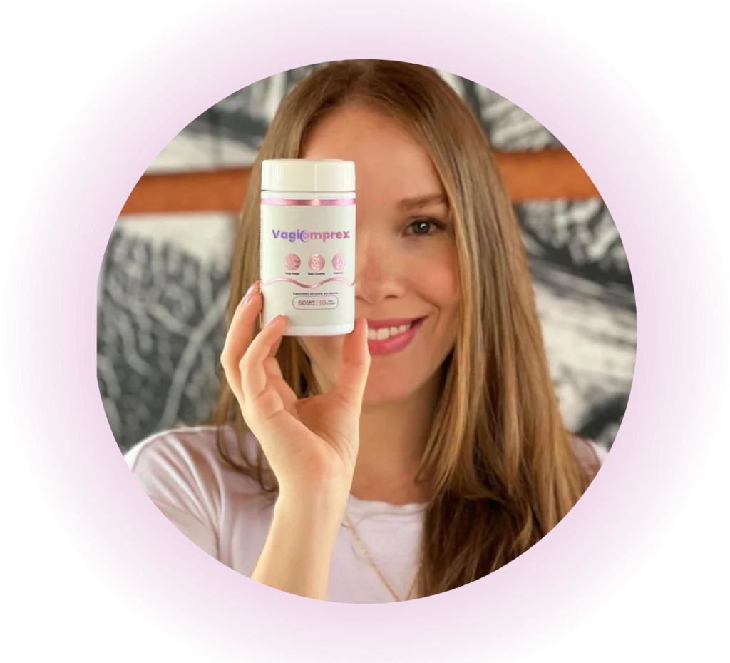 Woman holding Vagicomprex